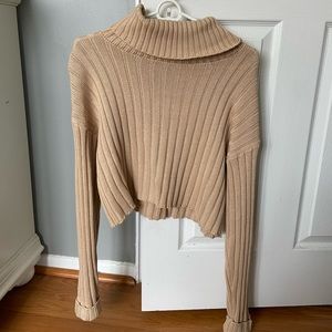 Turtleneck Cropped Sweater